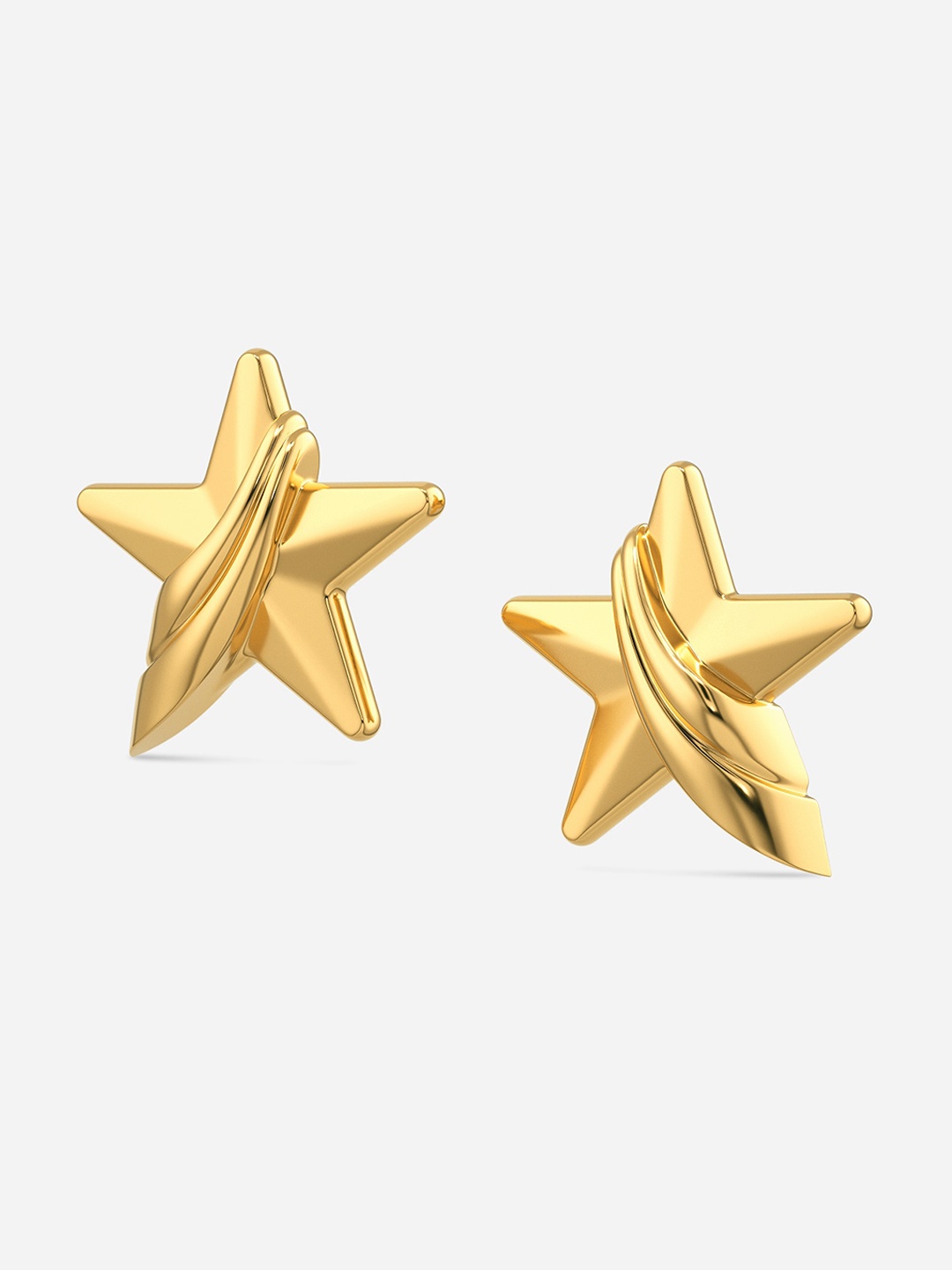 

MELORRA Heavenly Maven 18KT Gold Stud Earrings - 4.09 gm
