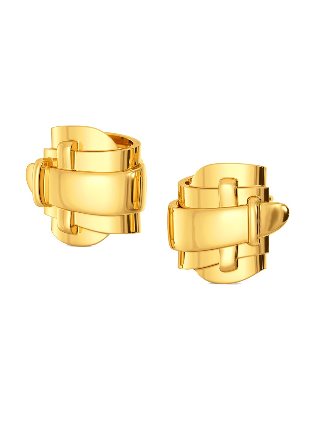 

MELORRA To Be Obi 18KT Gold Stud Earrings-7.66gm