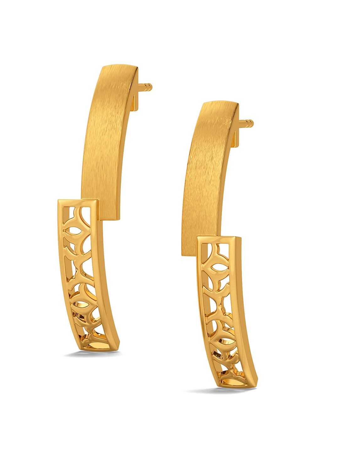 

MELORRA Collar Crowd 18-Karat Gold Drop Earrings