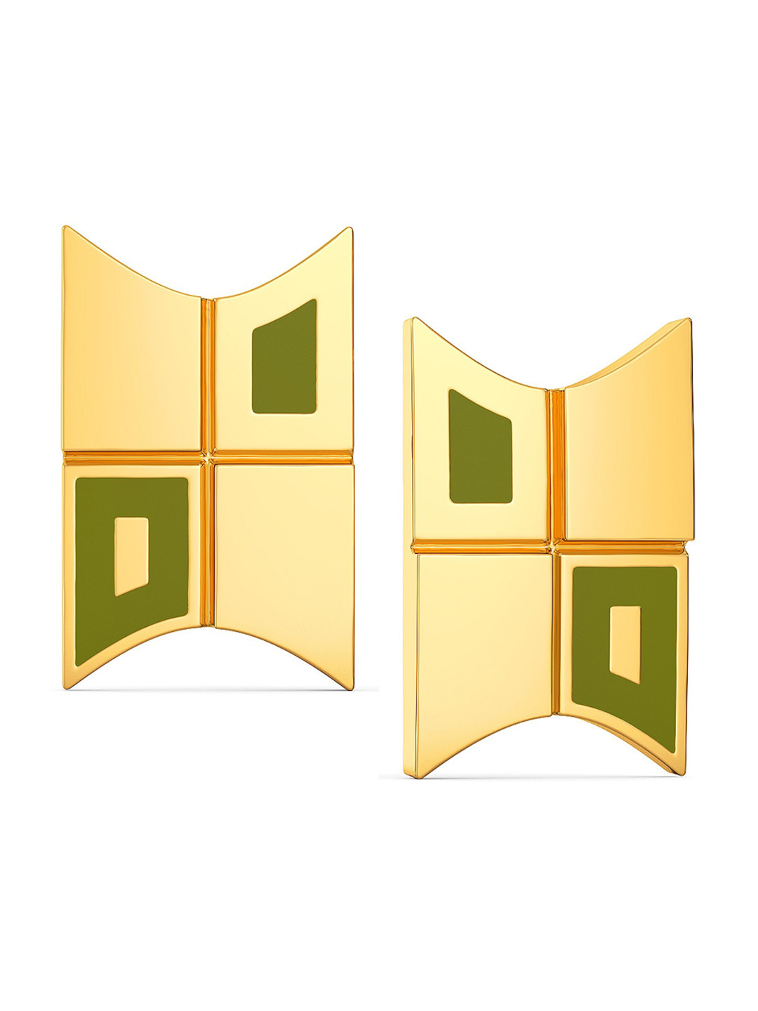 

MELORRA Fashion Regiment 18KT Gold Earrings - 4.39 gm
