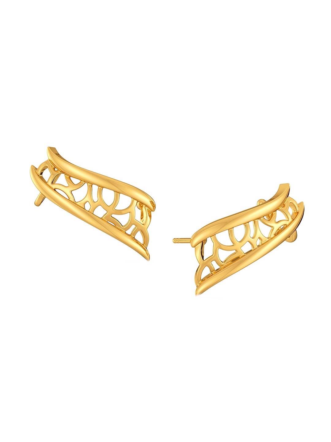 

MELORRA Nothing But Net 18KT Gold Stud Earrings - 5.83 gm