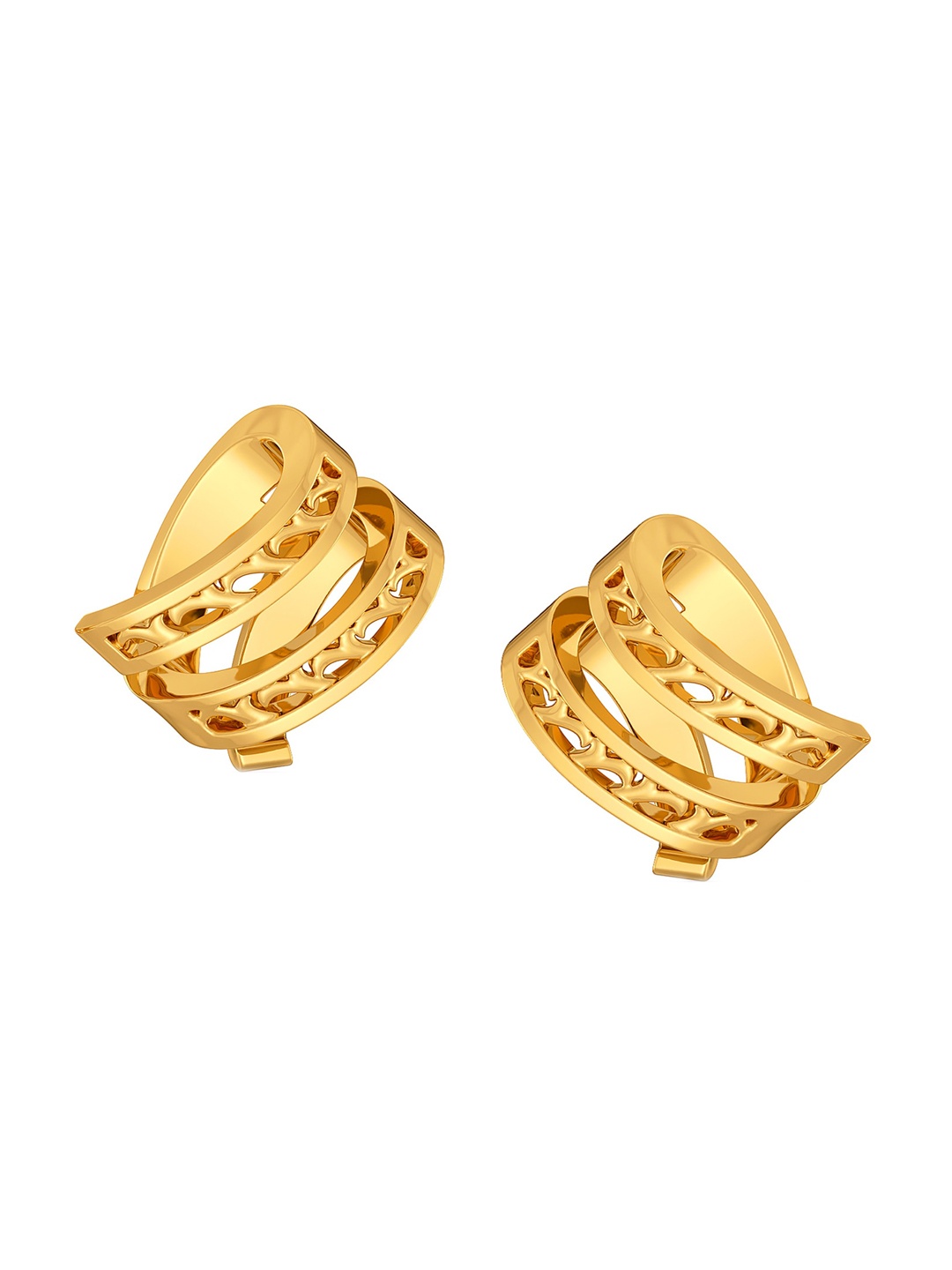 

MELORRA Eton Evenings 18KT Gold Stud Earrings-5.43gm