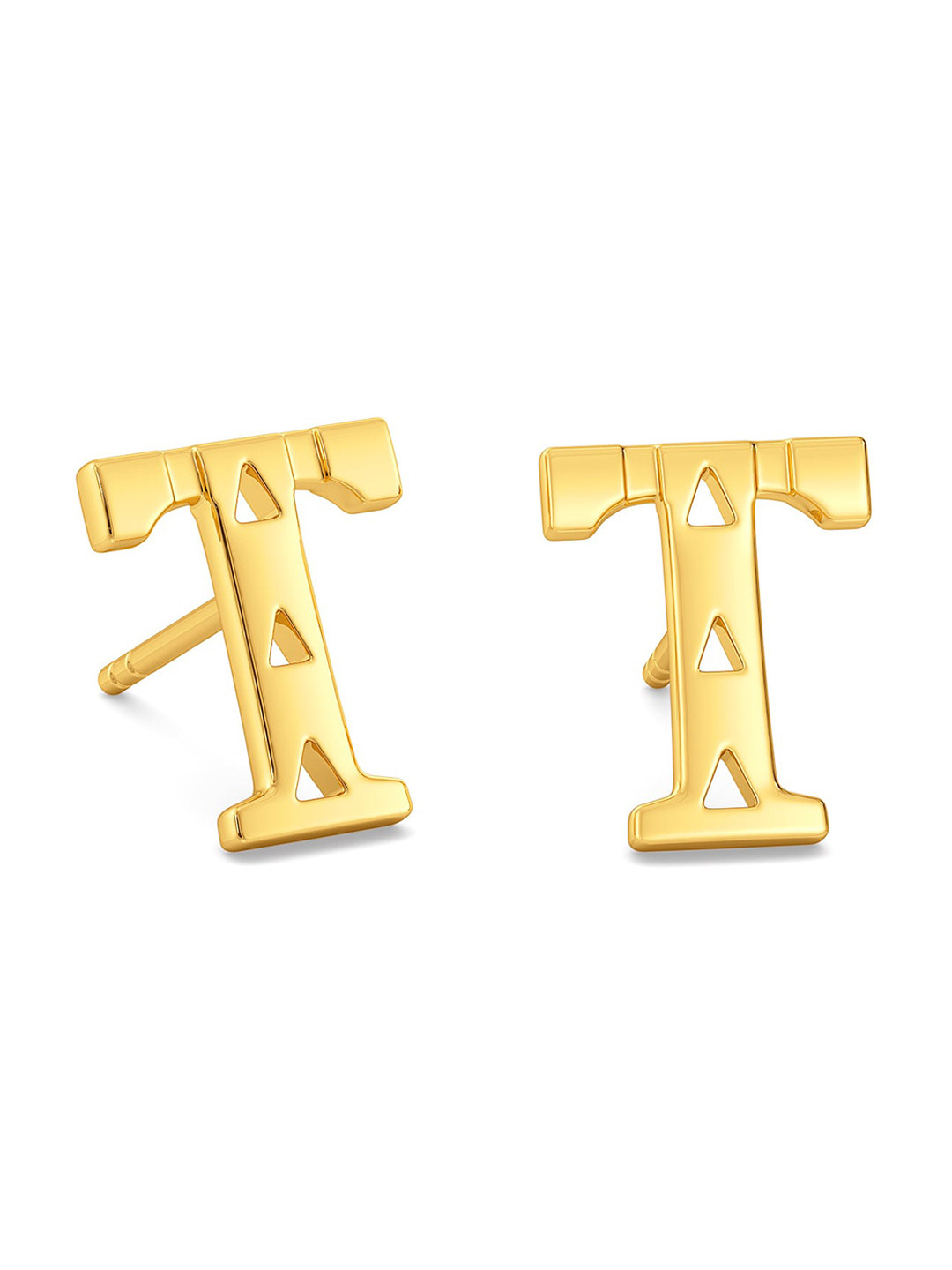

MELORRA Tiger Stealth 18KT Gold Earrings - 2.08 gm