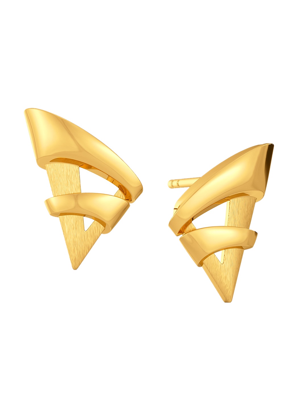 

MELORRA Spear Strike 18KT Gold Earrings - 3.61 gm