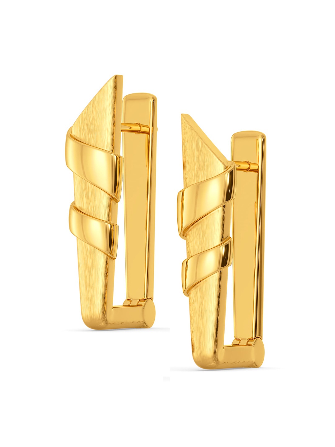 

MELORRA Spirit O Vice 18KT Gold Drop Earring- 6.79gm, Yellow