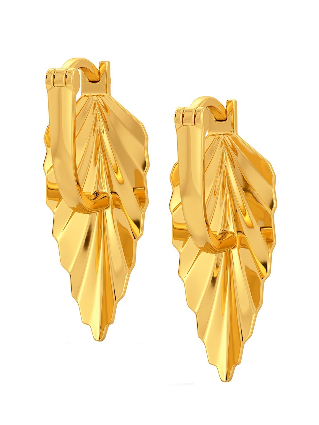 

MELORRA Flounce Fete 18KT Gold Earrings-5.58gm