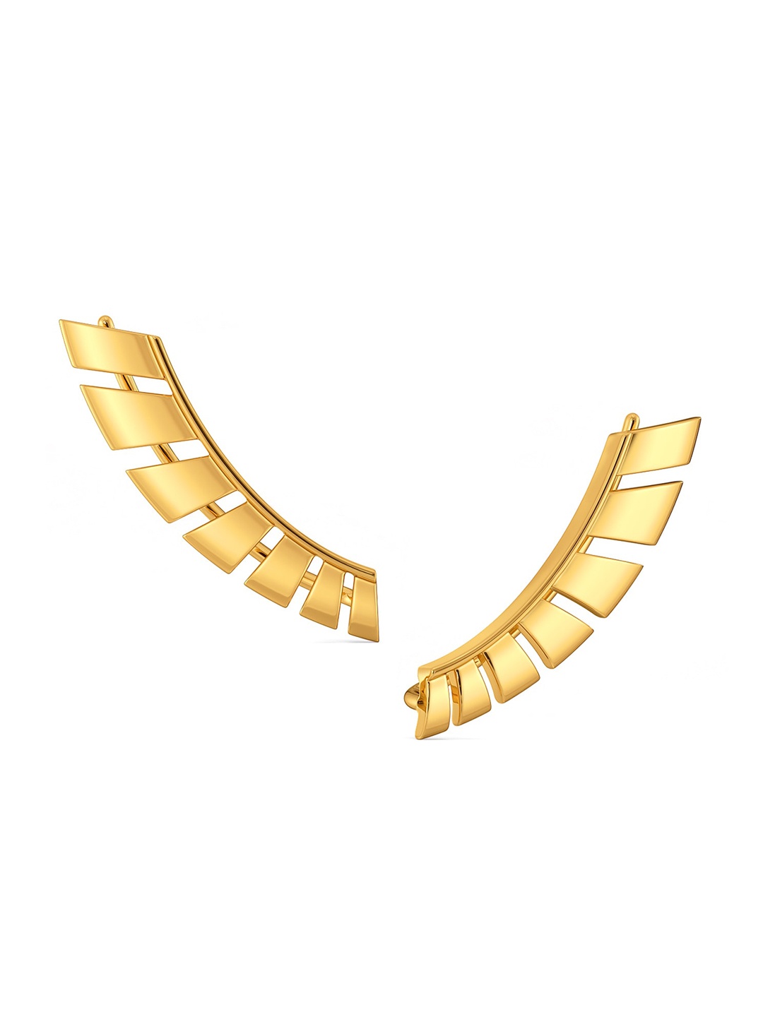 

MELORRA Armour Conceals 18KT Gold Earrings - 5.76 gm