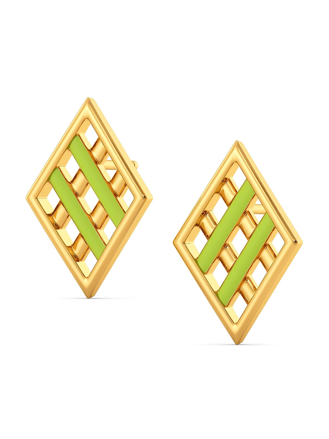 

MELORRA Peppy Glow 18KT Gold Earrings - 3.83 gm