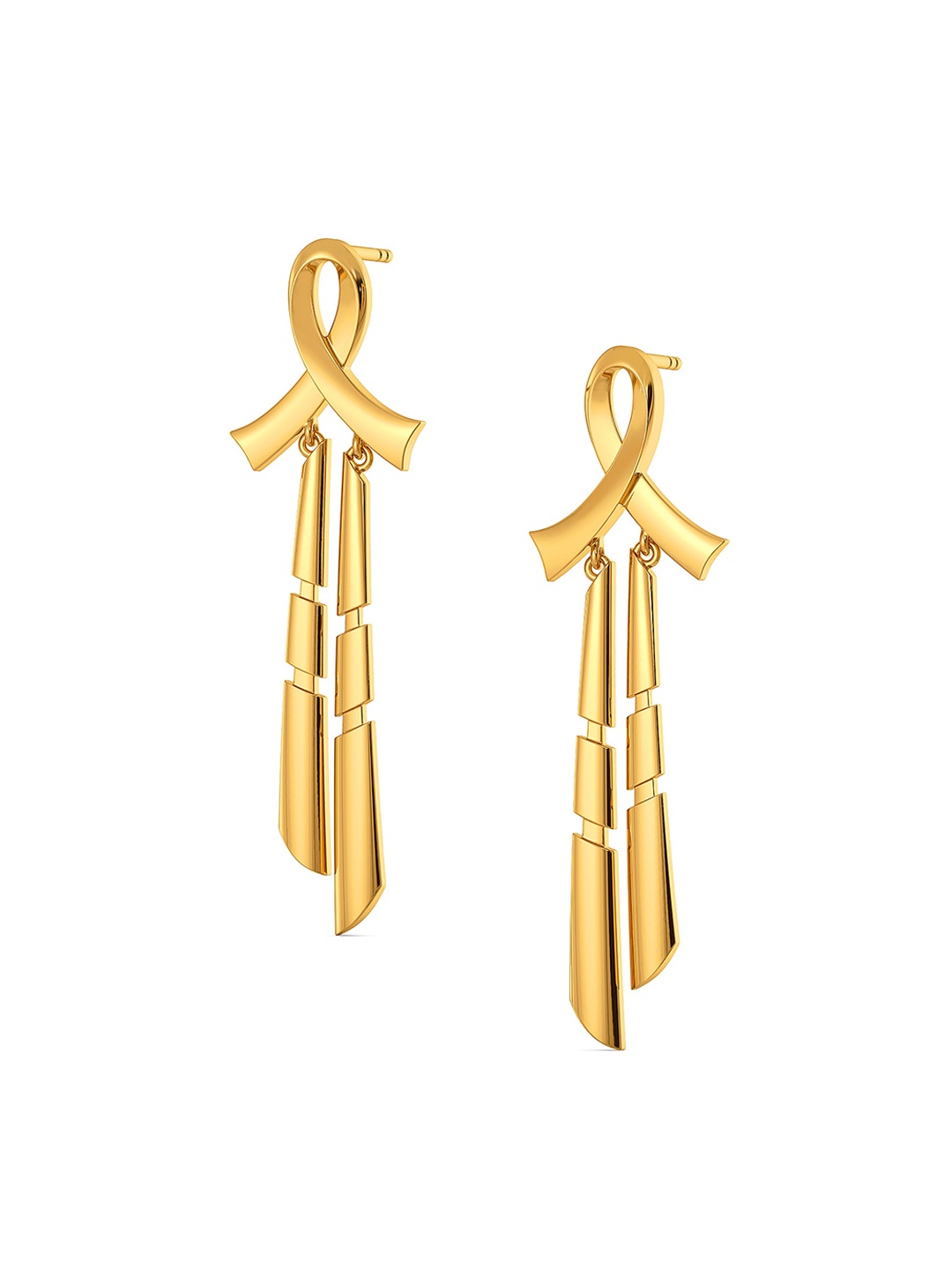 

MELORRA Disco Vogue 18KT Gold Earrings - 6.76 gm