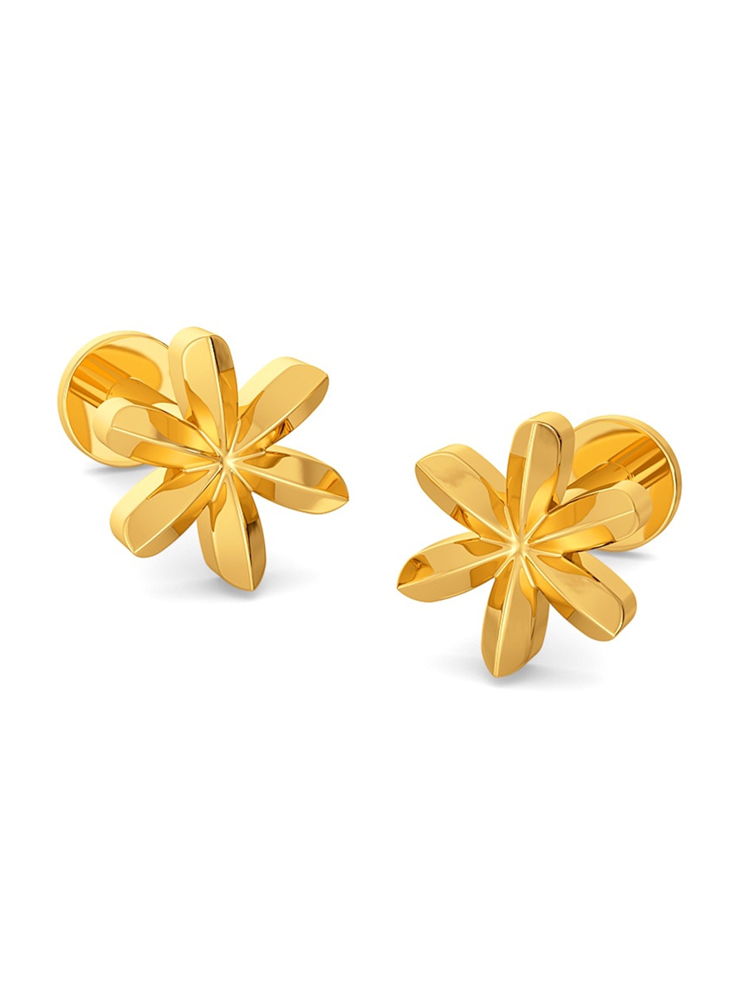 

MELORRA Refer Me Floral 18KT Gold Earrings - 1.34 gm