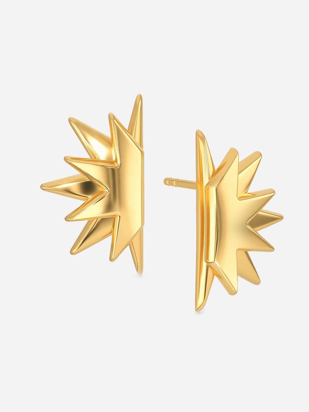 

MELORRA Martian Star 18KT Gold Stud Earrings-4.31gm