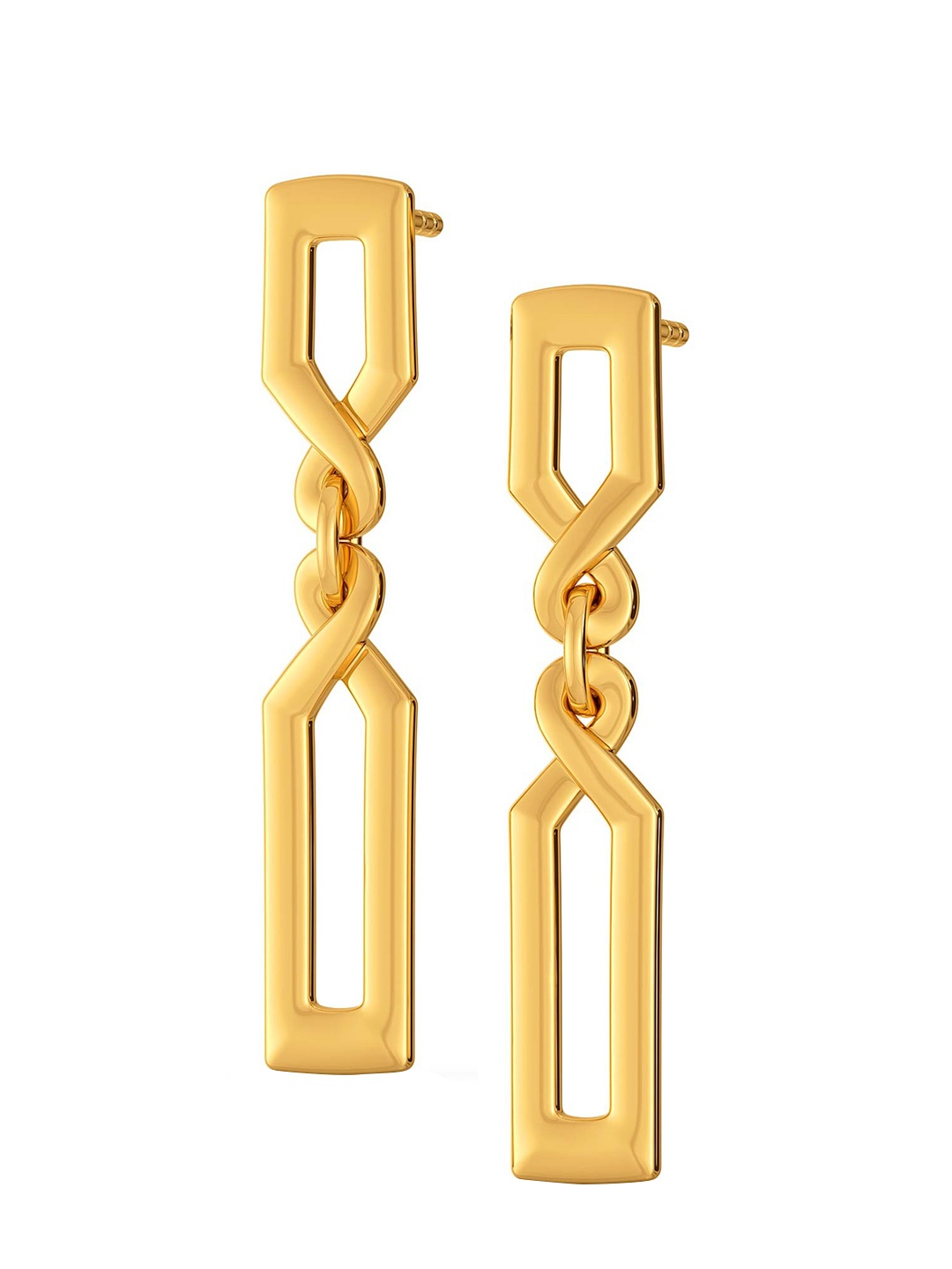 

MELORRA Class N Comfort 18KT Gold Earrings - 3.26 gm