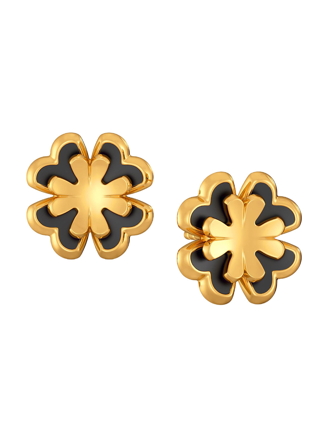 

MELORRA Bold N Sable 18KT Gold Earrings-3.45gm