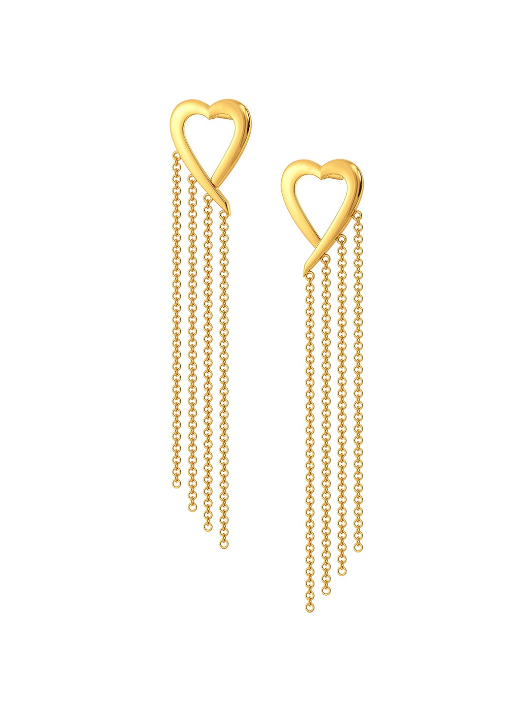 

MELORRA Mad About Fringe 18-Karat Gold Drop Earrings