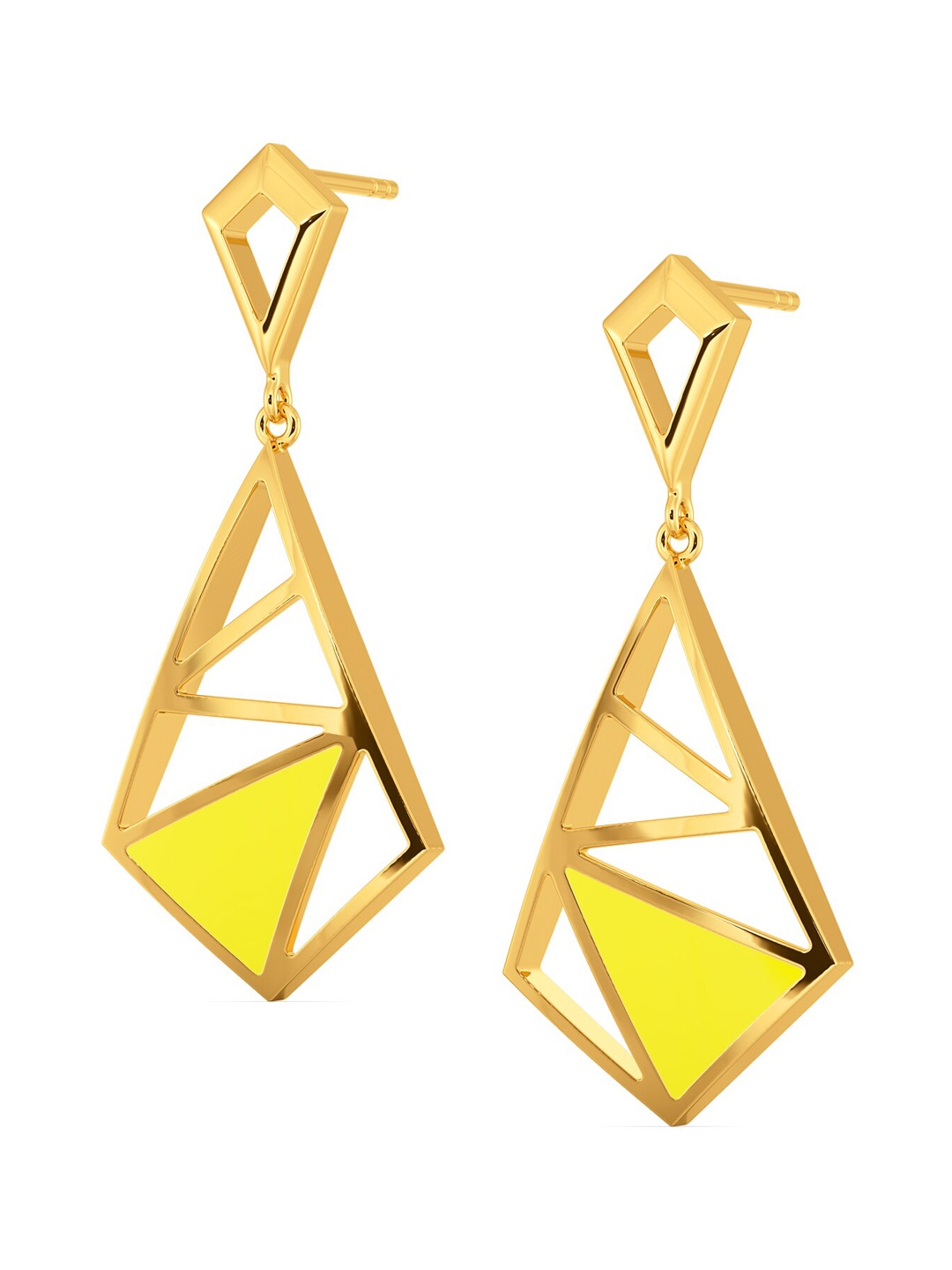 

MELORRA Mod Marigold 18KT Gold Earrings - 6.36 gm
