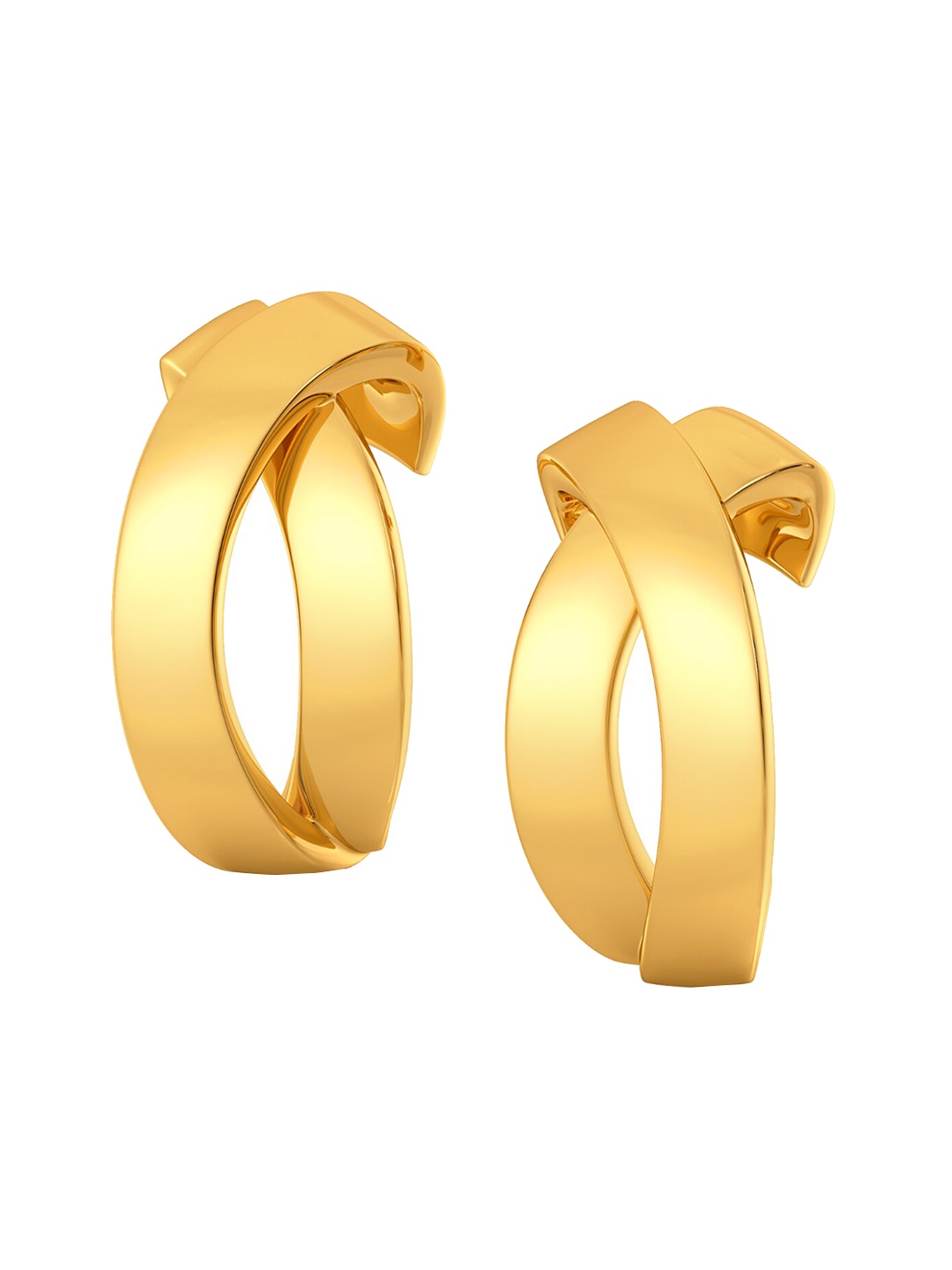 

MELORRA Work From Home 18KT Gold Stud Earrings-7.39gm
