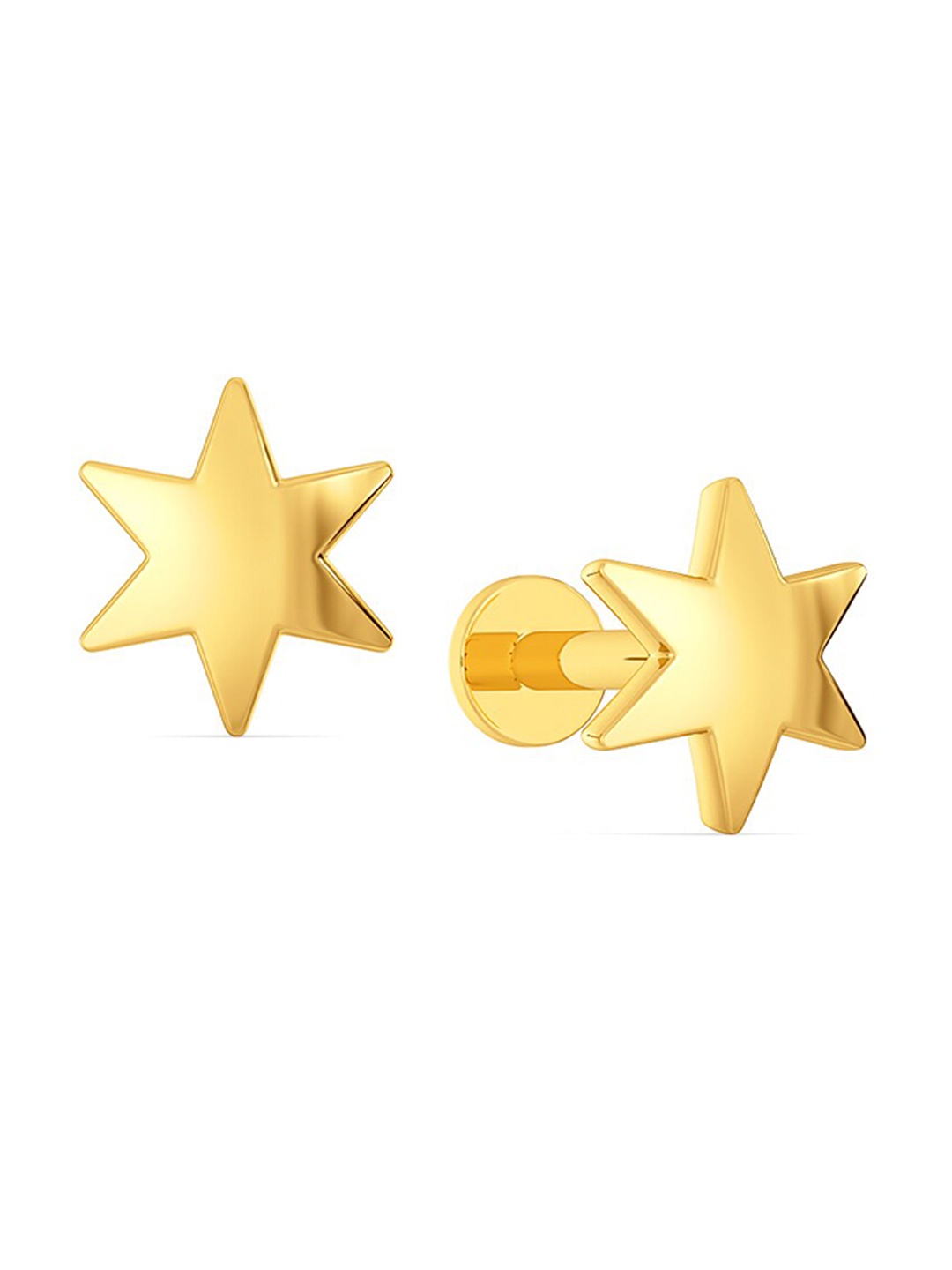 

MELORRA Star Revoir 18KT Gold Earrings-1.34gm