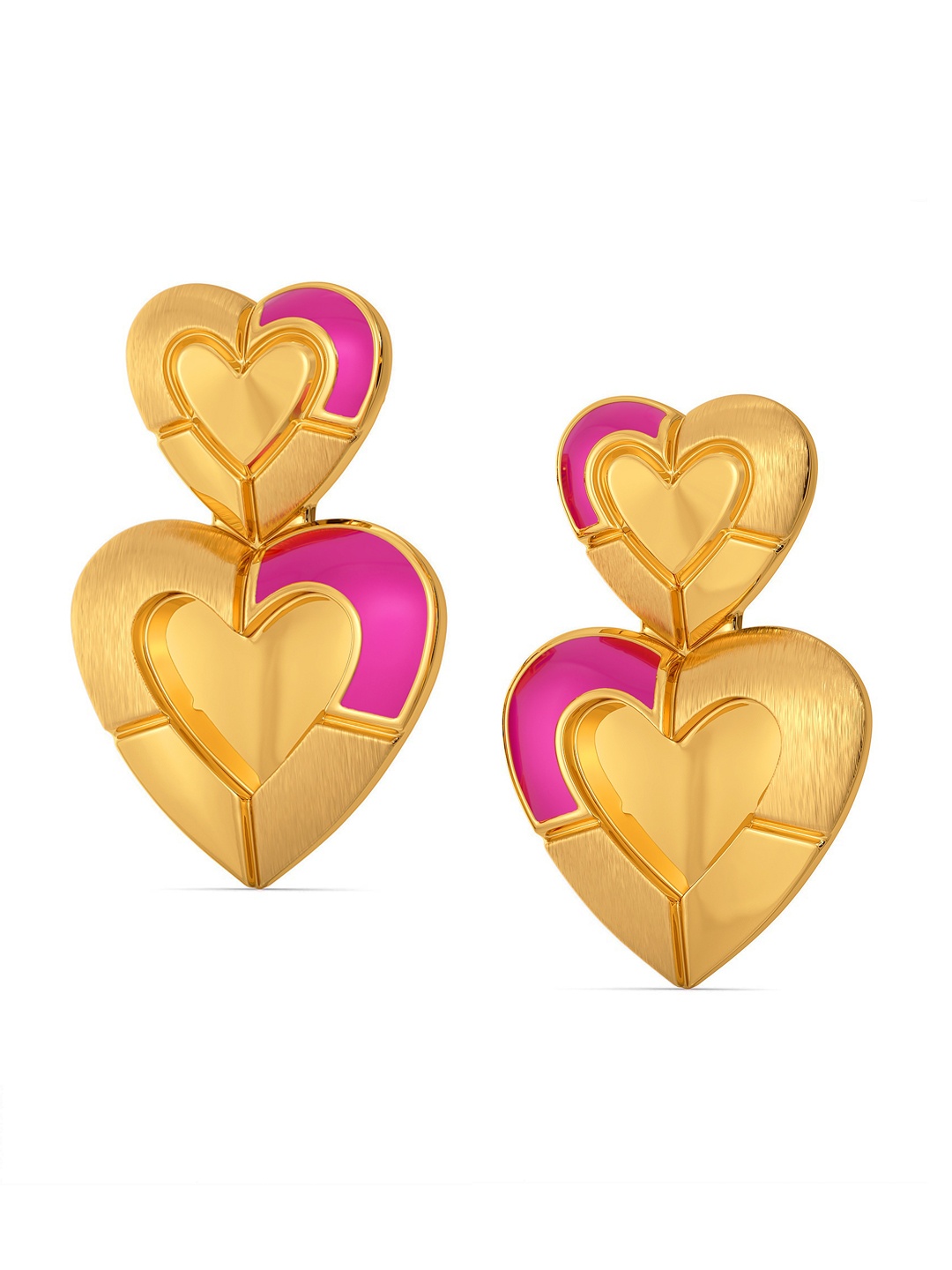 

Melorra 18K Romance Me Gold Earrings 4.95g, Yellow