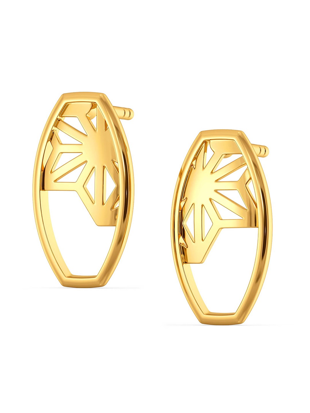 

MELORRA Lace Liberals 18KT Gold Stud Earrings-1.99