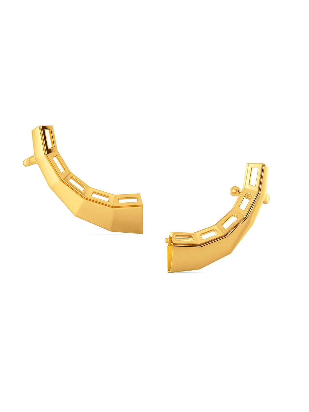 

MELORRA Arc Into Style 18KT Gold Earrings - 3.97 gm