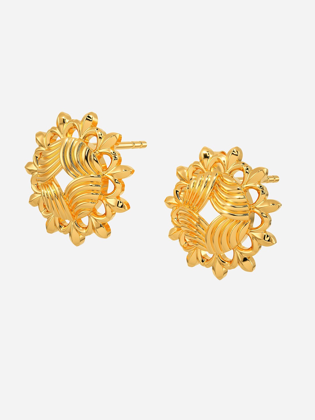 

MELORRA Fairy Kingdom 18KT Gold Stud Earrings-3.61gm
