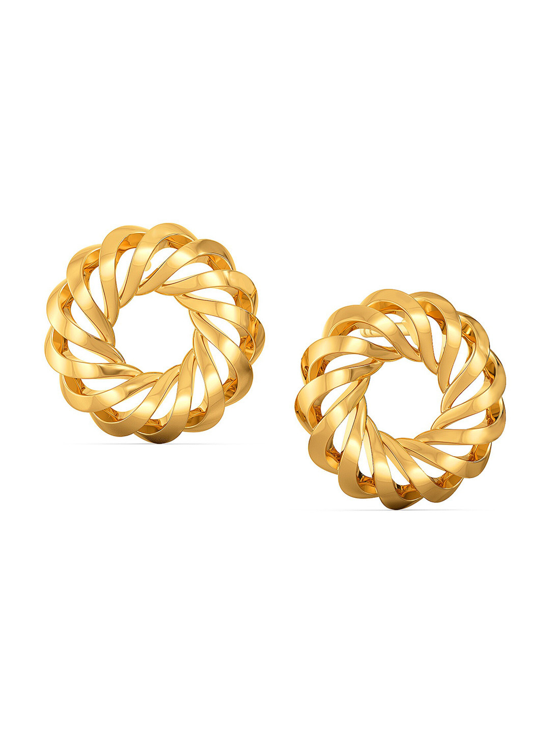 

MELORRA Skin Reveals 18KT Gold Earrings - 3.57 gm