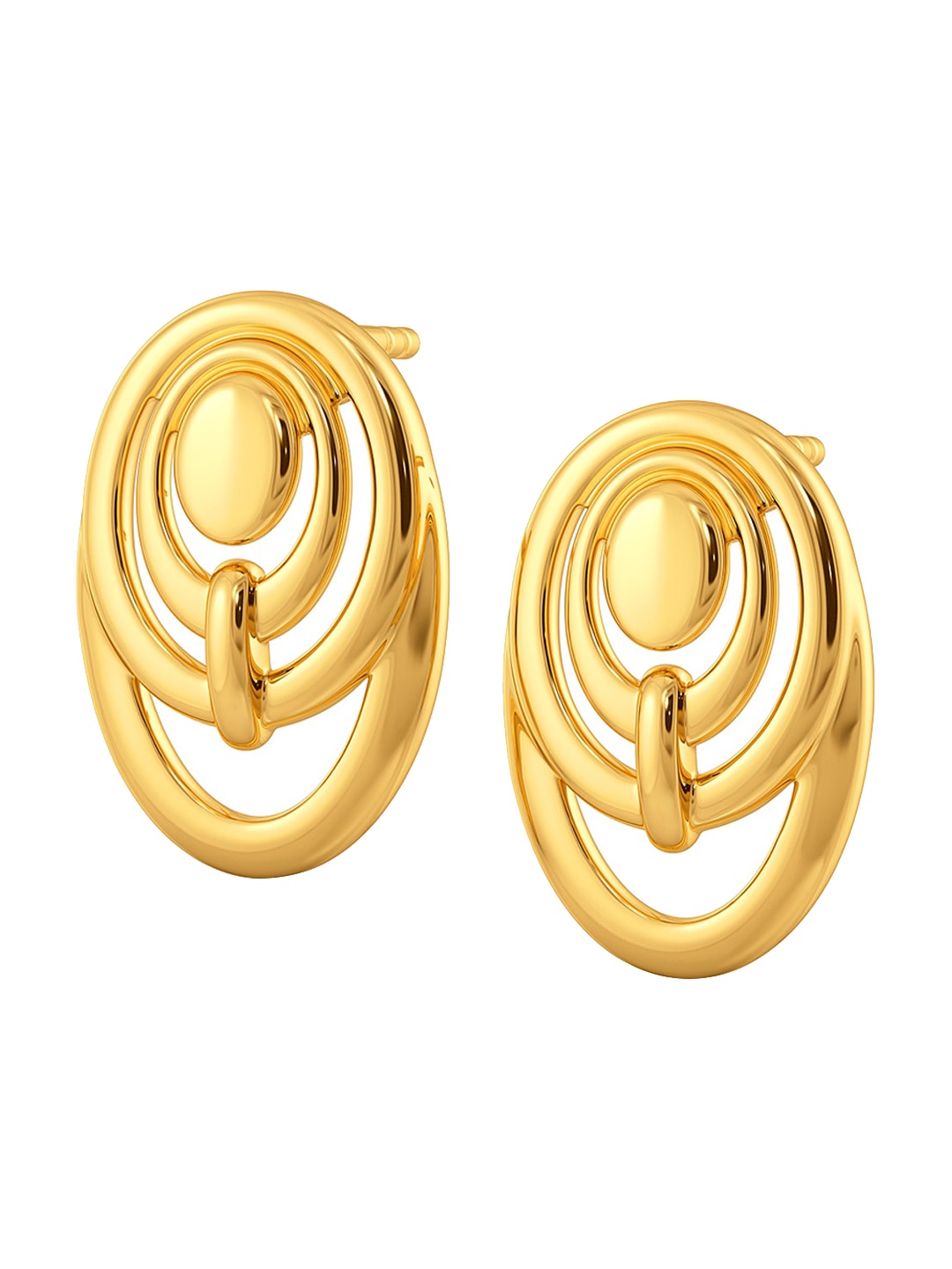 

MELORRA Layer Liberty 18KT Gold Earrings - 3.23 gm