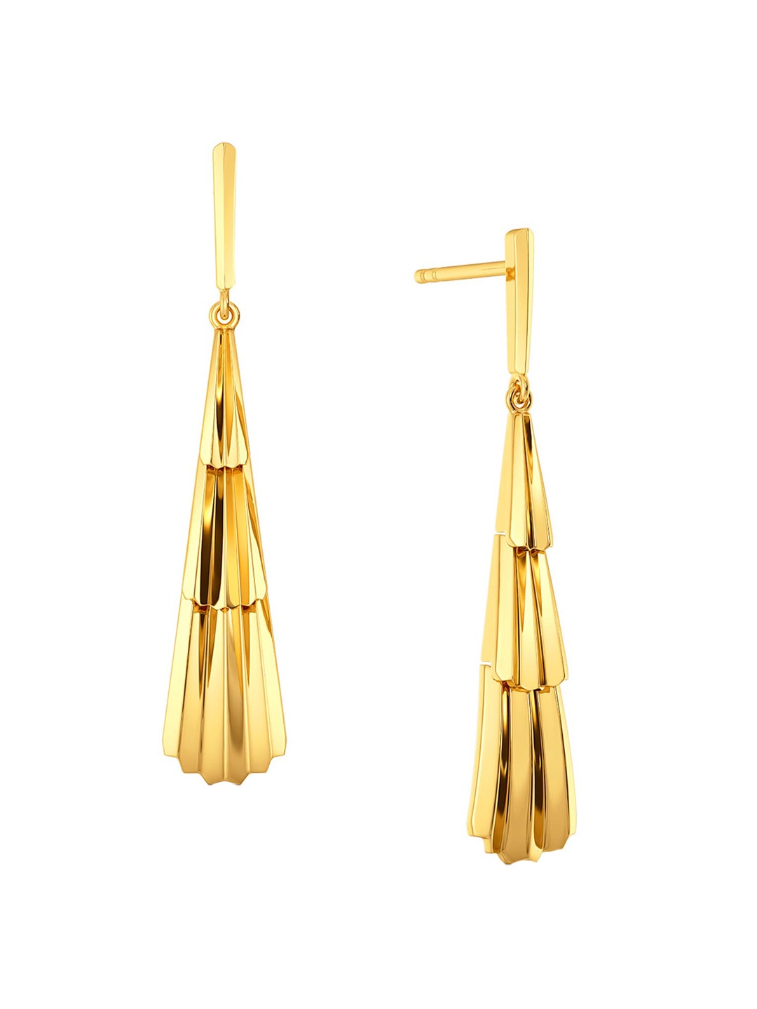 

MELORRA Pucker Panache 18KT Gold Earrings - 3.73 gm
