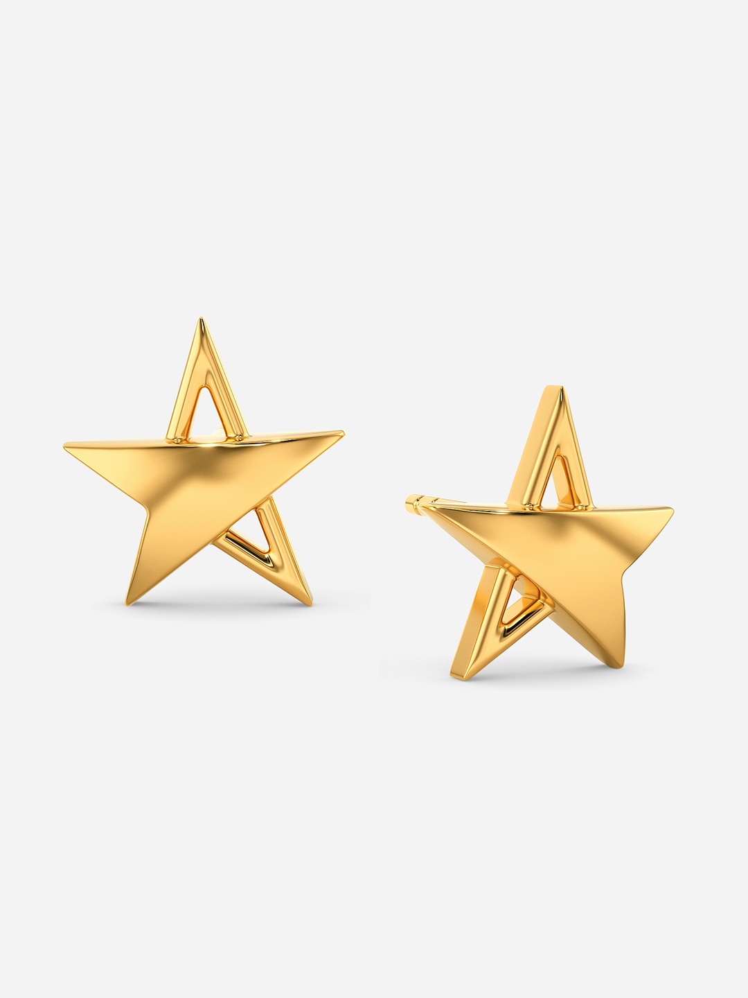 

MELORRA Astro Story 18KT Gold Stud Earrings-2.64gm