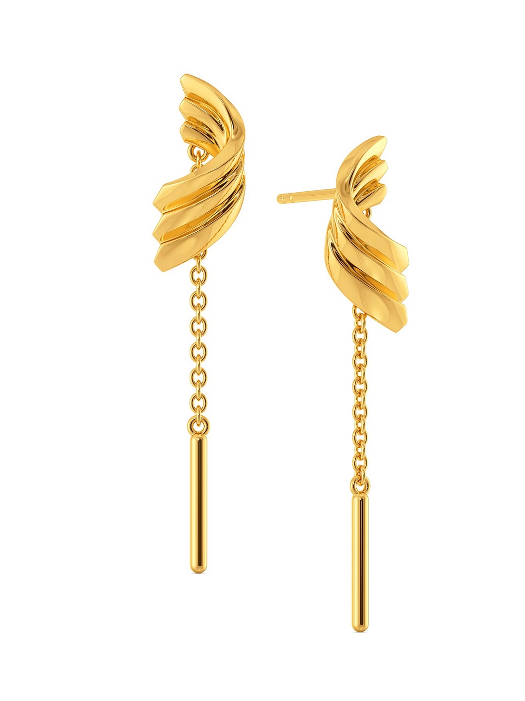 

MELORRA Flair Enough 18KT Gold Drop Earrings- 4.3gm