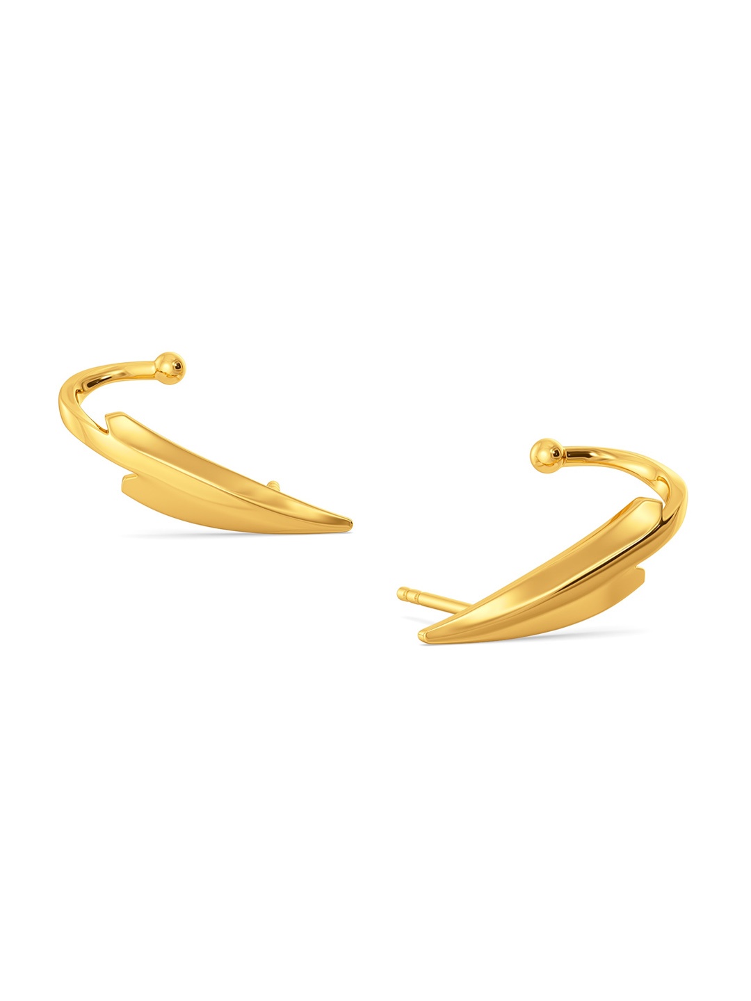 

MELORRA Crinkle Wrinkle 18KT Gold Earrings - 2.53 gm