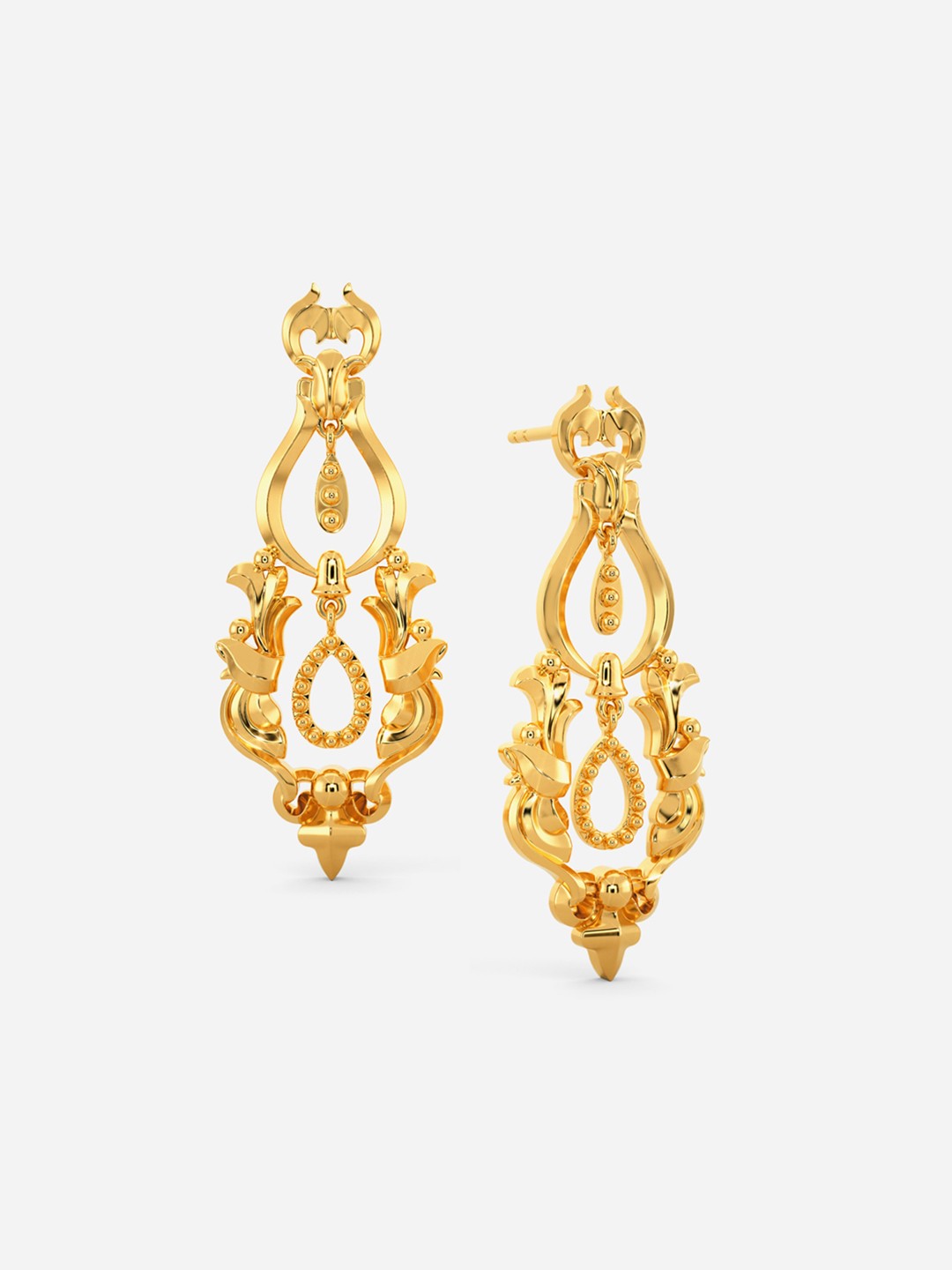 

MELORRA A Spoonful of Magic 18KT Gold Earrings - 6.42gm