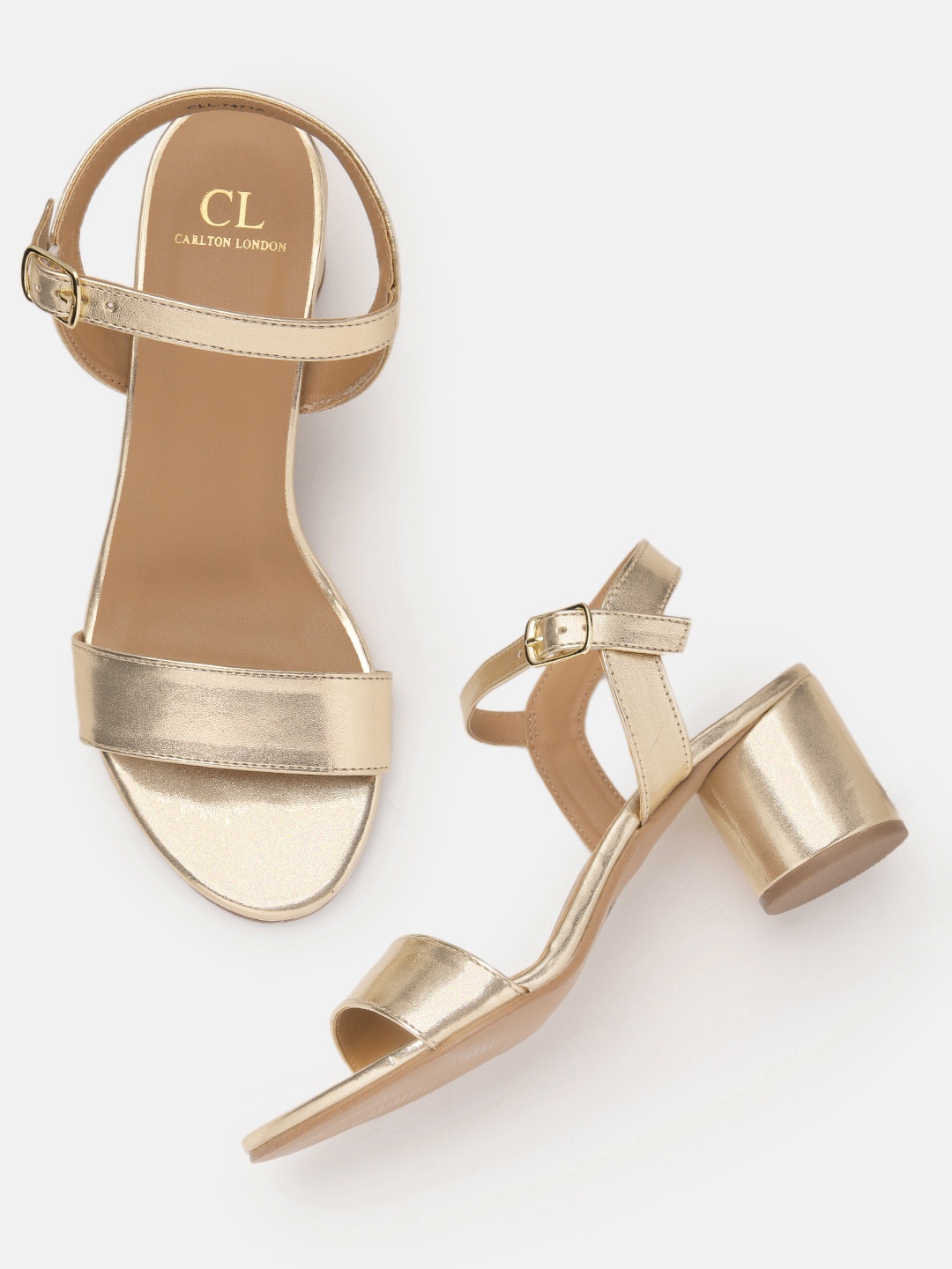 

Carlton London Women Block Heels, Gold