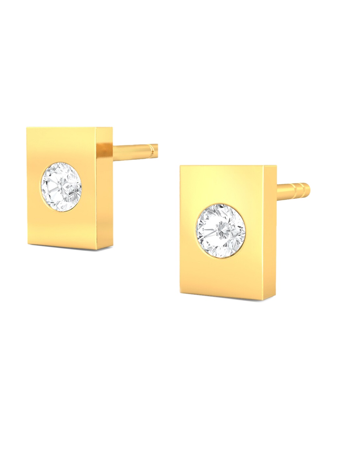 

MELORRA Timeless Trend 18KT Gold Diamond Stud Earrings-2.07gm