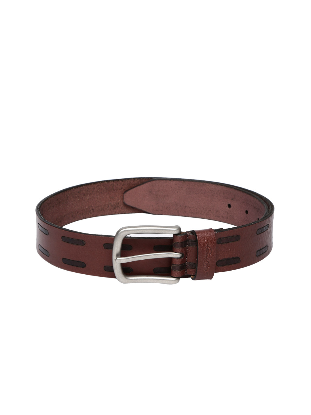 

Ed Hardy Men Burgundy Solid Belt