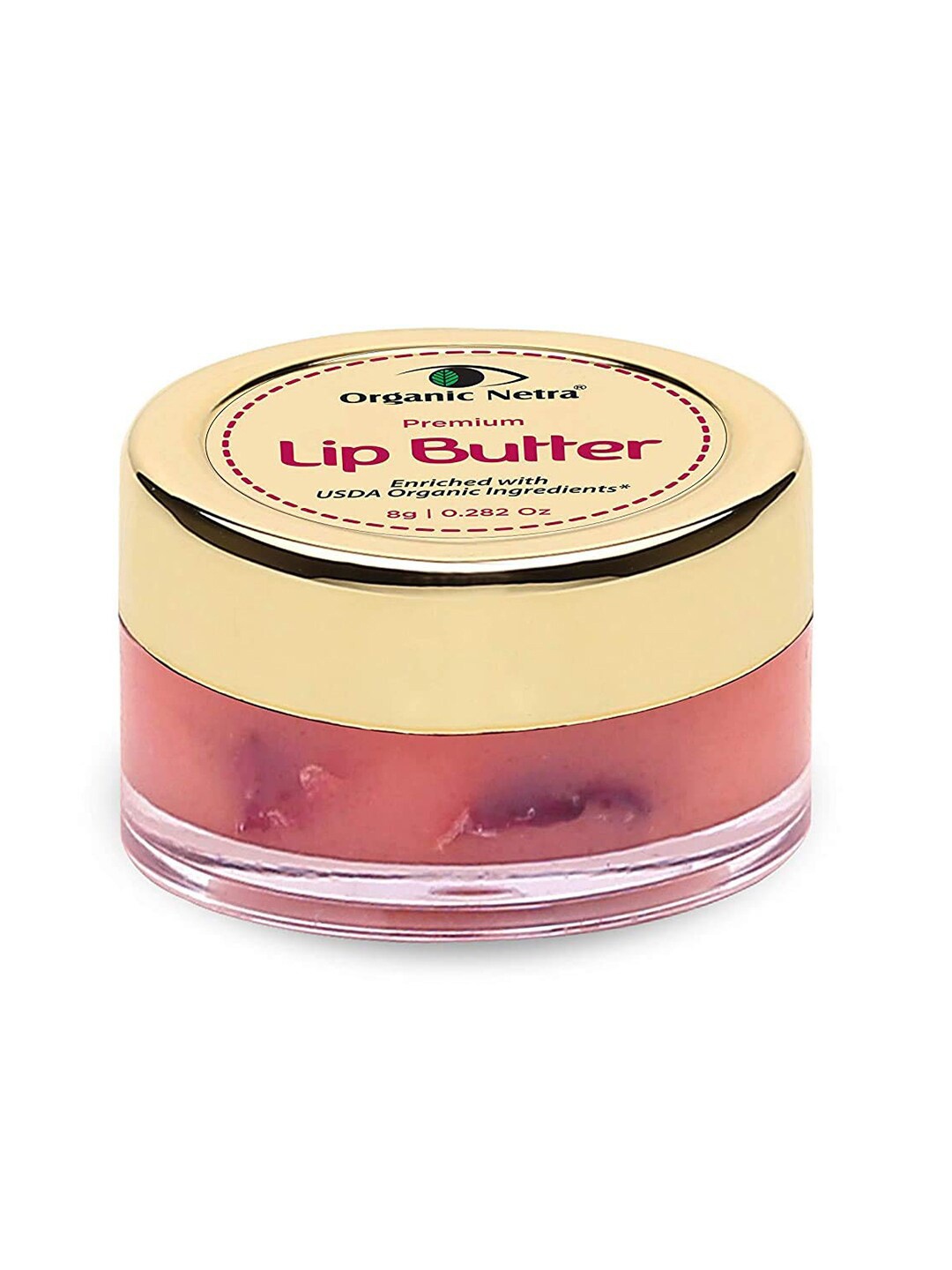 

Organic Netra Premium Lip Butter - 8gm, Orange