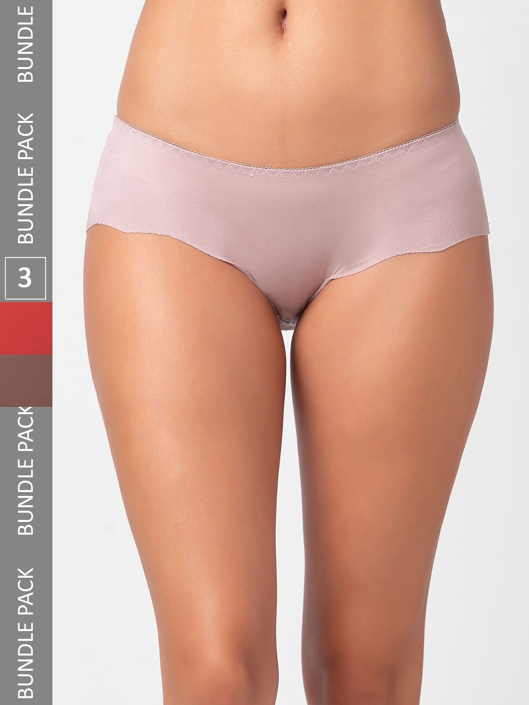 

NOIRA Pack Of 3 Cotton Hipster Briefs, Assorted
