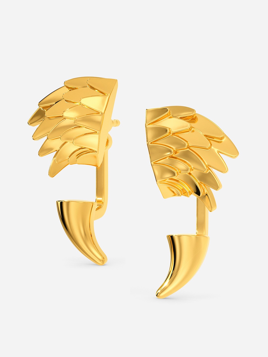 

MELORRA Dragon Desire 18KT Gold Stud Earrings- 4.5 gm
