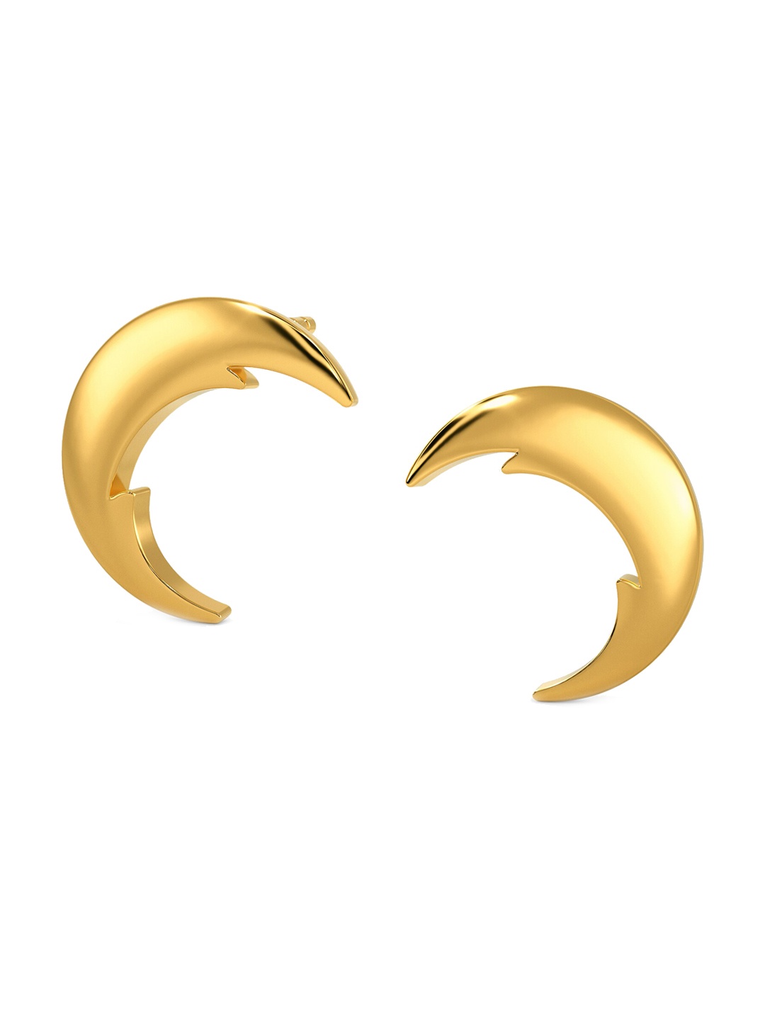 

MELORRA Cling to Chic 18KT Gold Stud Earrings-2.18gm