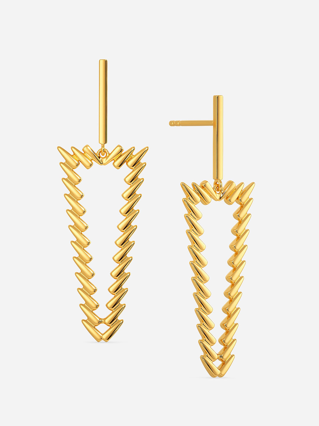 

MELORRA Glide in Style 18KT Gold Earrings - 4.73 gm