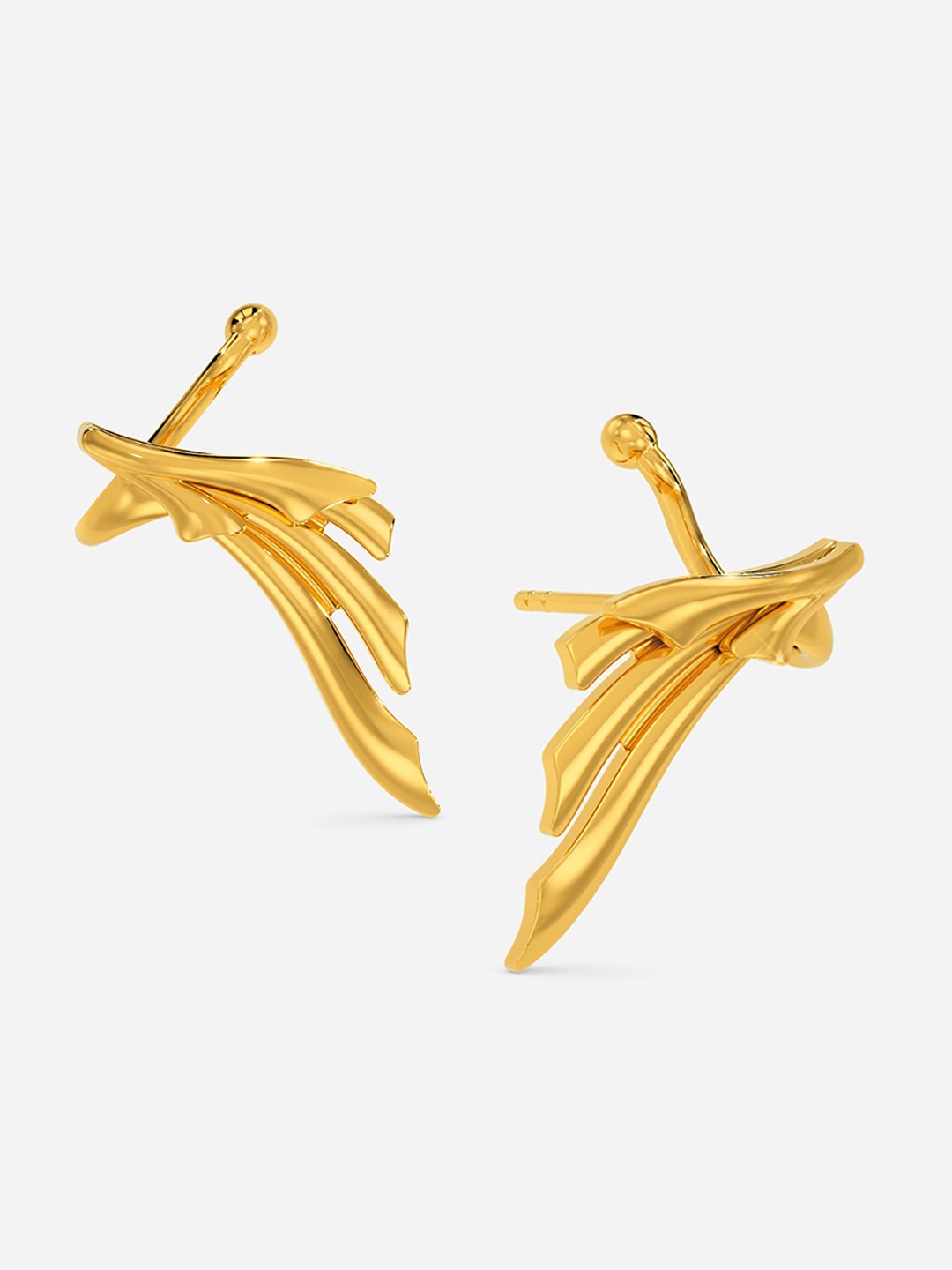 

MELORRA Finned Fairy 18KT Gold Earrings - 4.4 gm