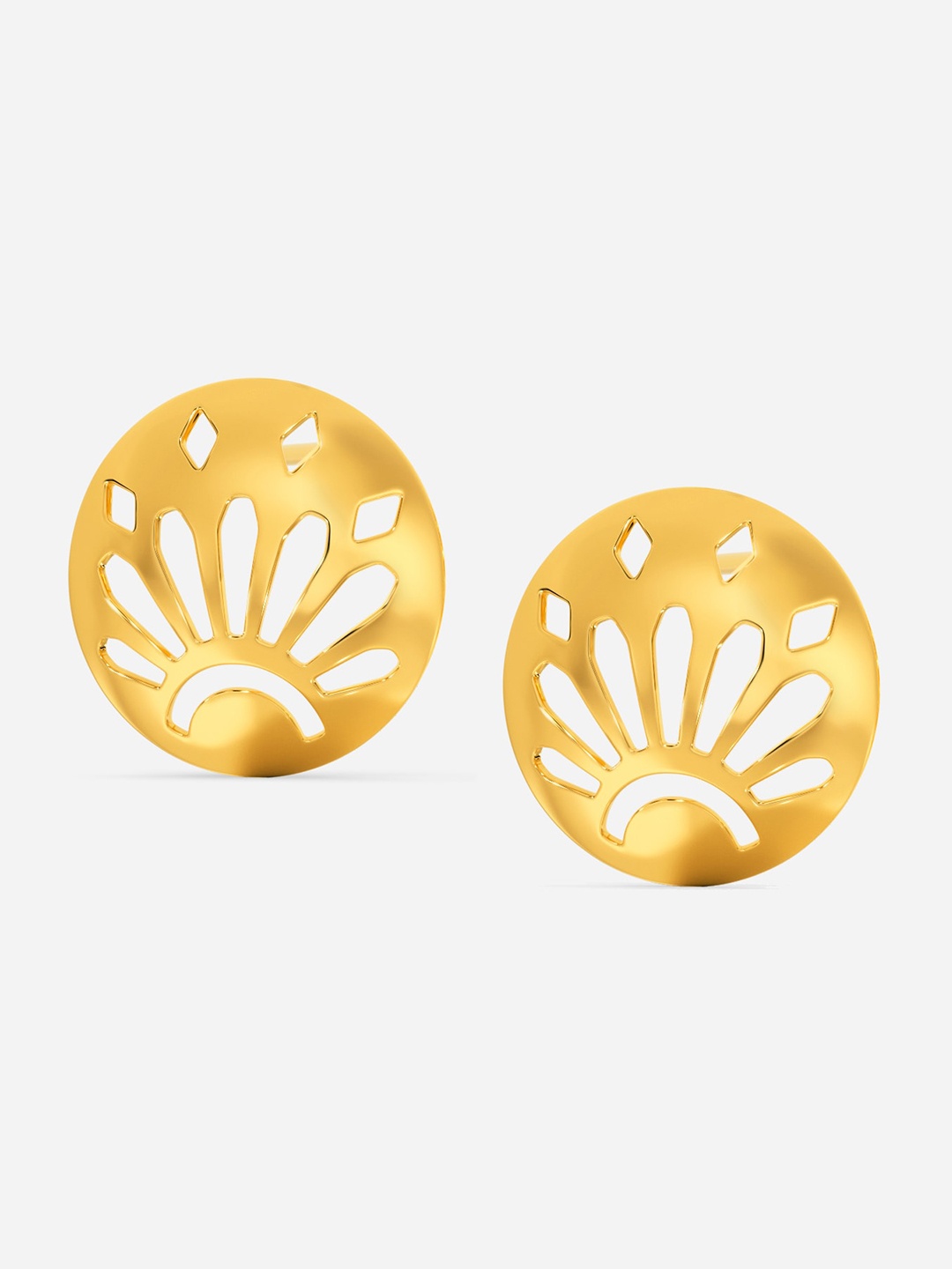 

MELORRA My Kinda Sunshine 18KT Gold Stud Earrings-2.93gm
