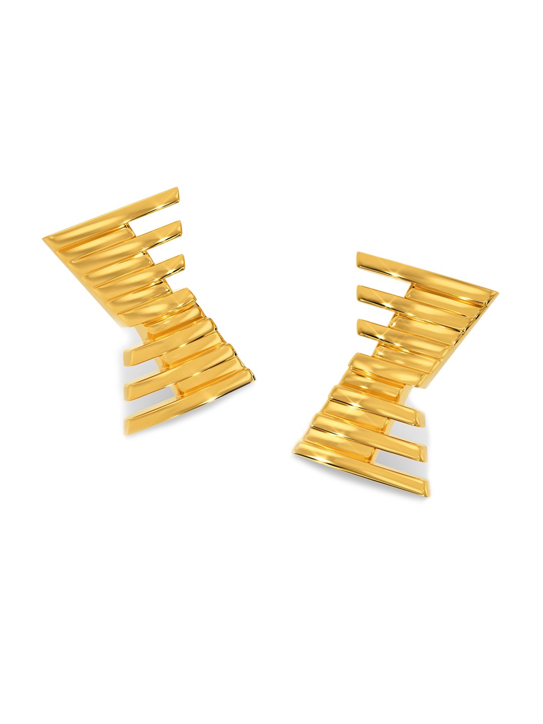 

MELORRA Mystic Illusion 18KT Gold Earrings - 3.4 gm