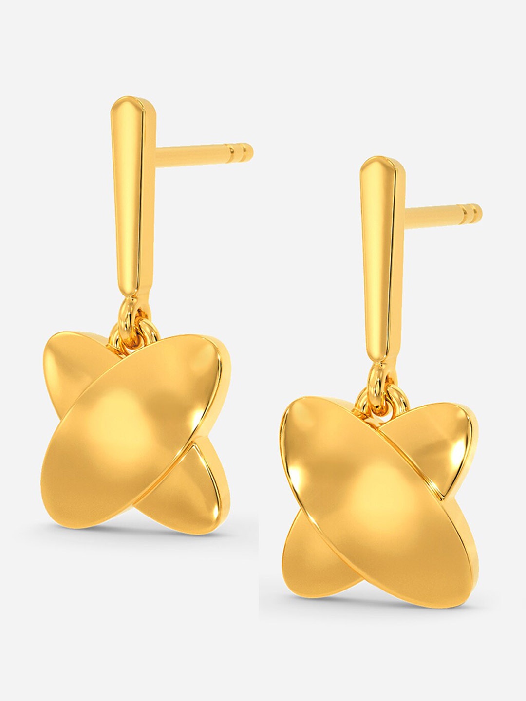 

MELORRA Eco Balance 18KT Gold Drop Earrings-2.46gm