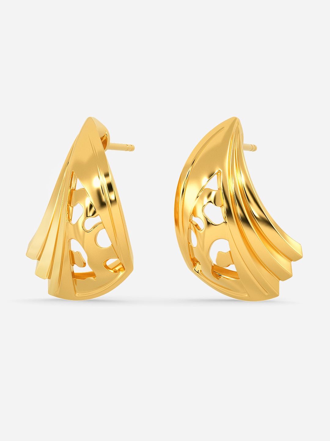 

MELORRA Jungle Cat 18KT Gold Stud Earrings-5.42gm