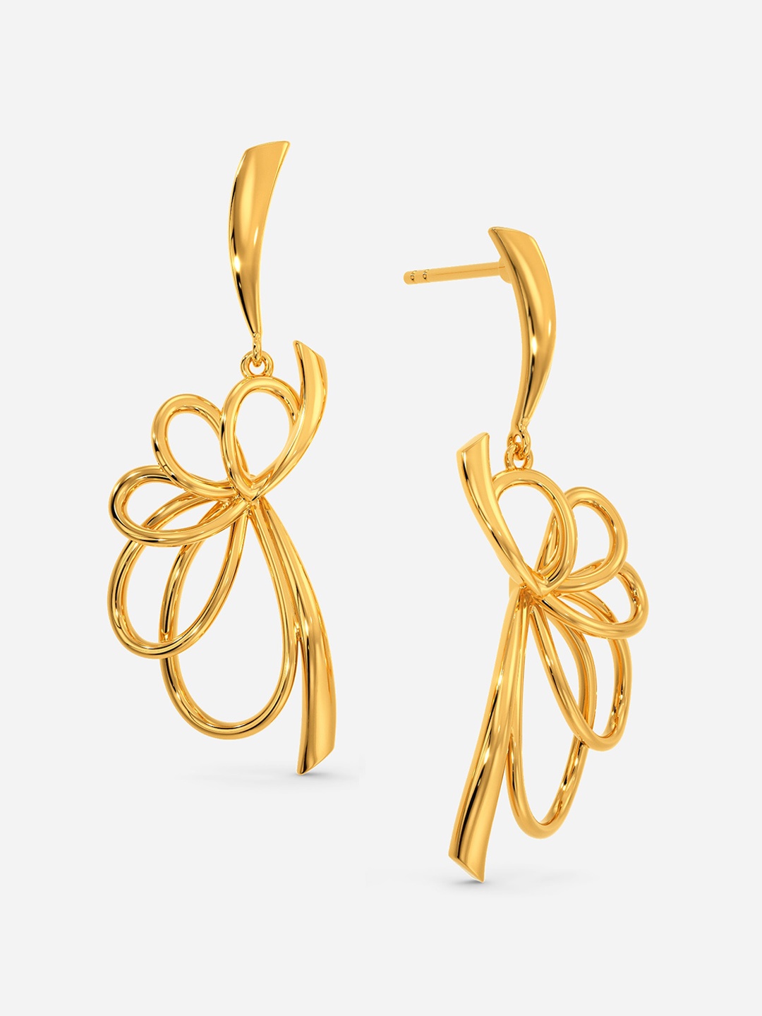 

MELORRA Exotic Twist 18KT Gold Earrings - 5.81 gm