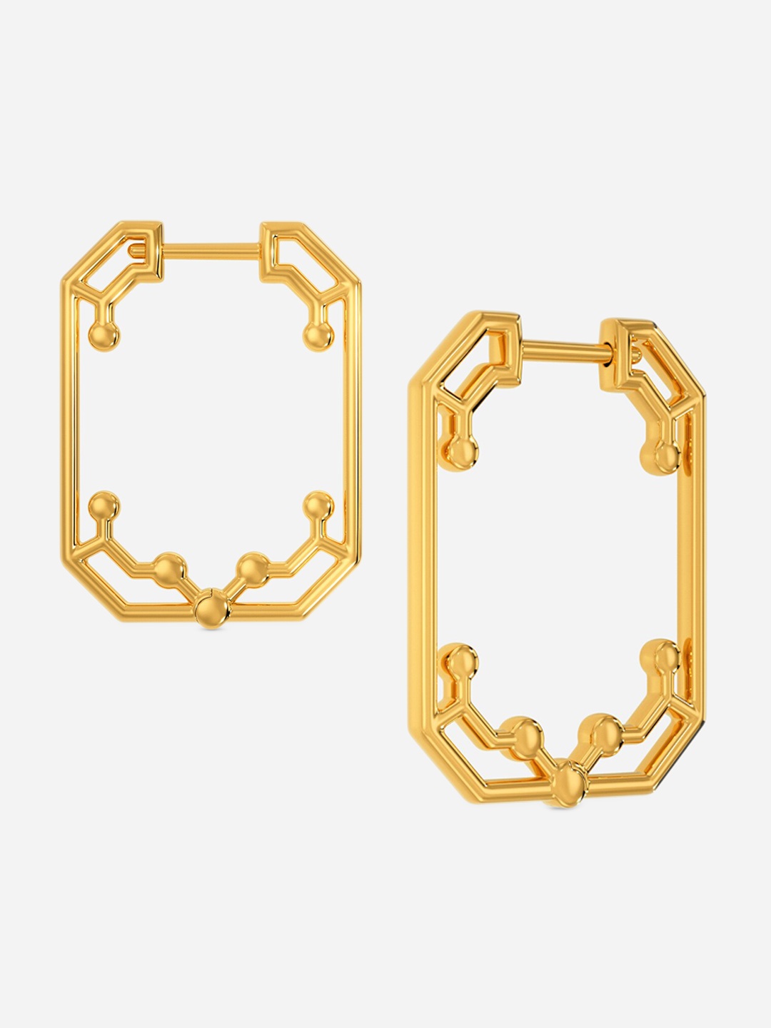 

MELORRA Techno Now 18KT Gold Earrings - 6.02gm