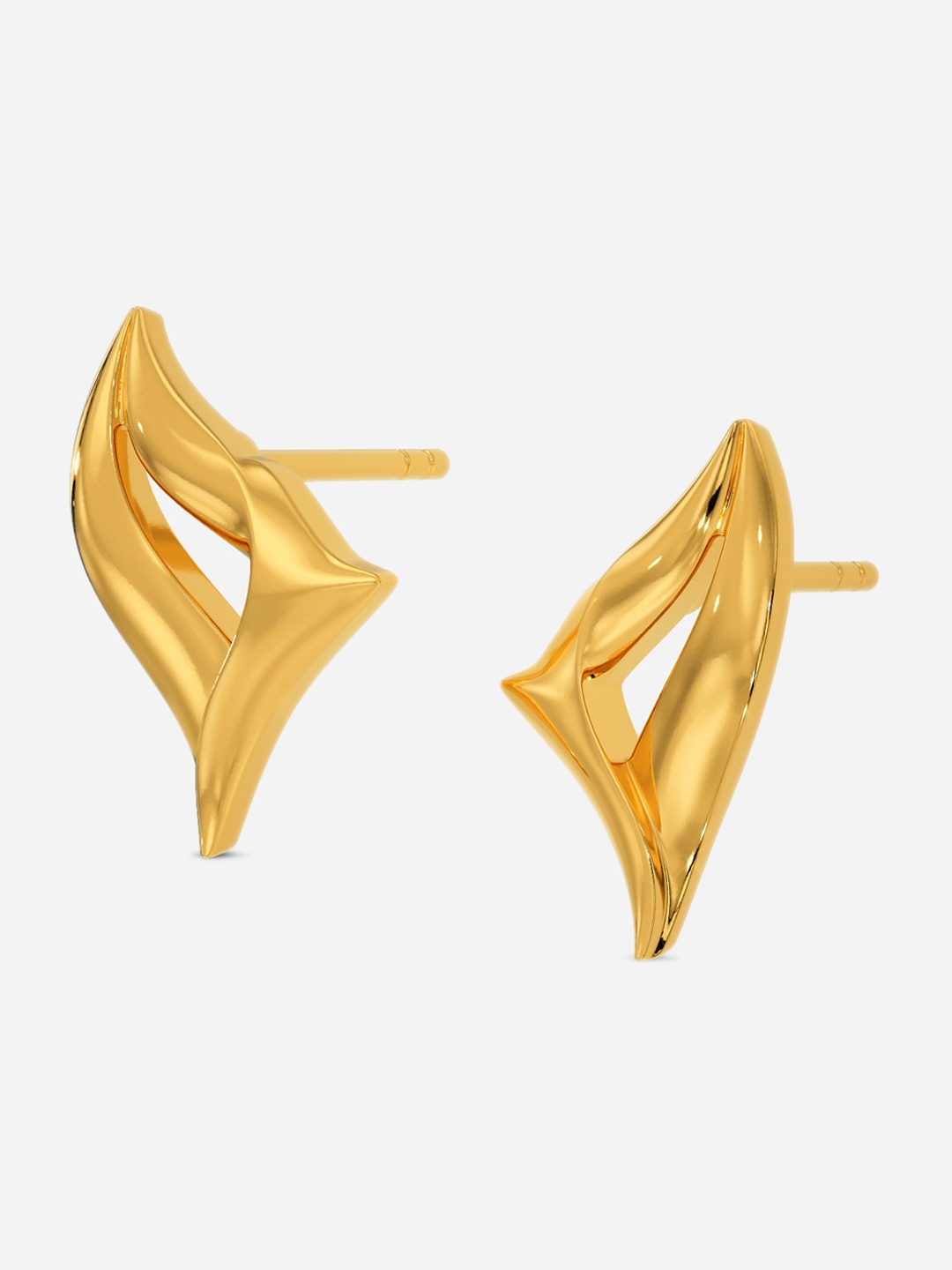 

MELORRA Tales of the Sea 18KT Gold Stud Earrings-2.5gm