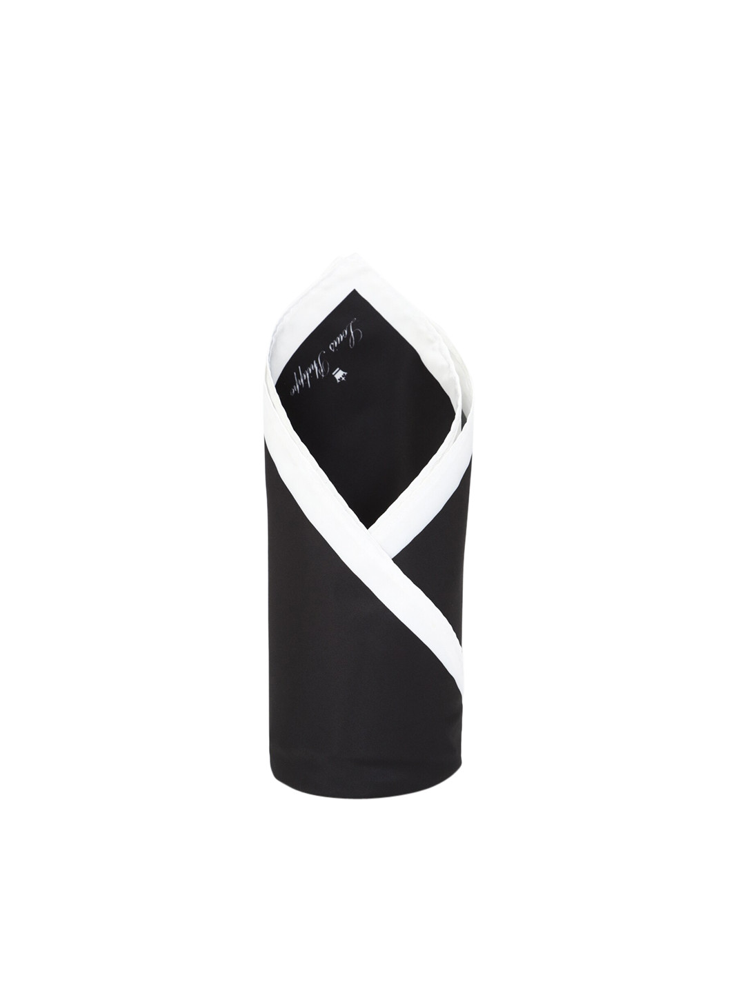 

Louis Philippe Men Pocket Square, Black