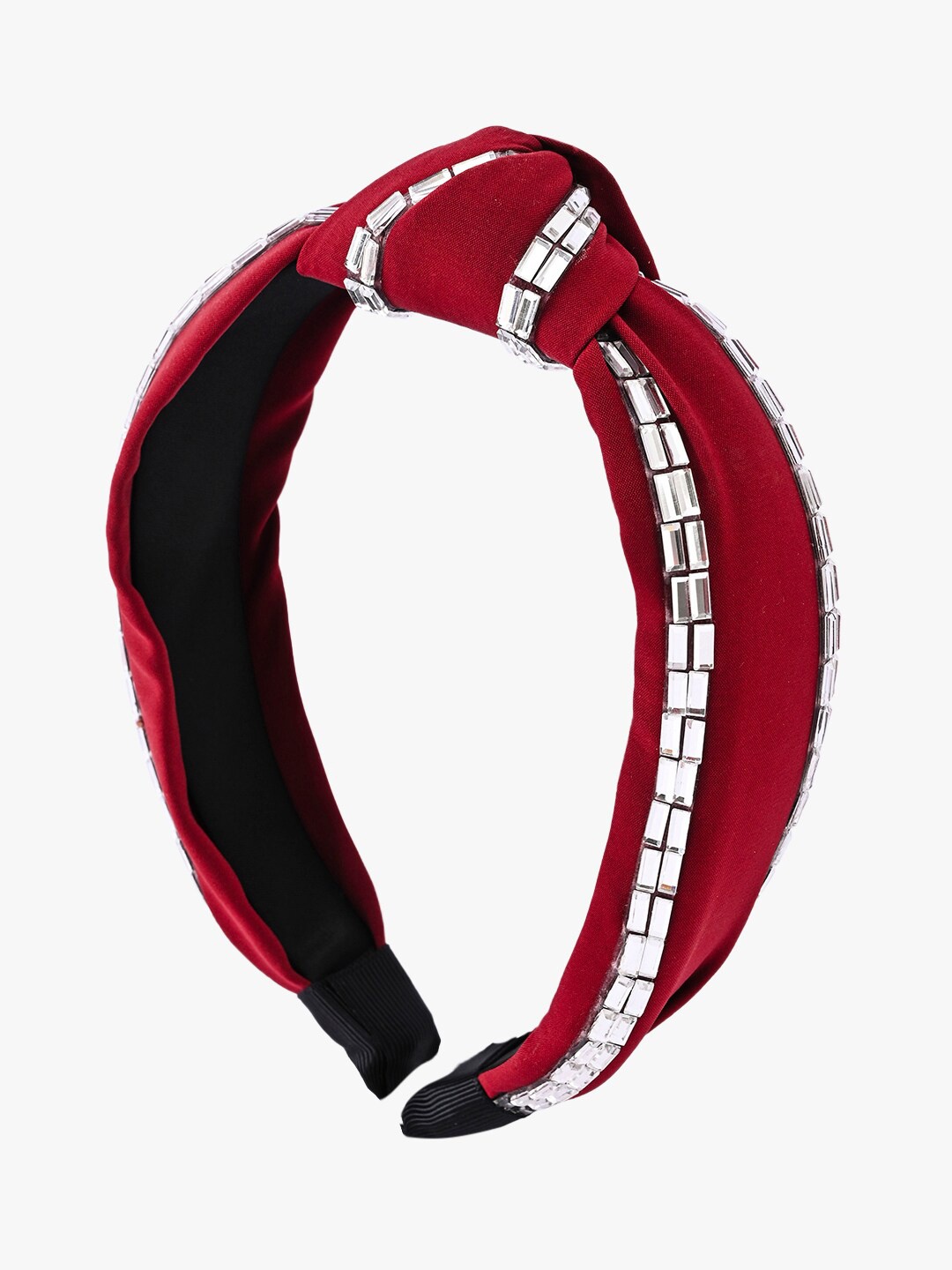 

BuckleUp Girls Printed Hairband, Red